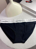 Calvin Klein內(nèi)衣【七夕禮盒明星同款摩登引力帶】女士ck比基尼內(nèi)褲女F3787AD 001-太空黑 1條 L 曬單實拍圖