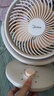 美的（Midea）【空調(diào)伴侶】【桌面風(fēng)扇】電風(fēng)扇家用風(fēng)扇空氣循環(huán)扇桌面小風(fēng)扇手持迷你電扇便攜小型宿舍輕音節(jié)能 【3檔循環(huán)扇】GAF18AD 曬單實拍圖
