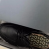 蜘蛛王男鞋春秋牛皮商務(wù)休閑皮鞋男士單鞋英倫風(fēng)男式軟底 黑色  39 曬單實(shí)拍圖