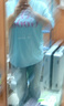 森馬（Semir）短袖T恤女中長款寬松字母潮流個(gè)性2025夏季吸濕速干109325100040 曬單實(shí)拍圖
