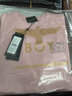 BOY LONDON【元?dú)馍倥磕信疃绦湎募痉凵珪r(shí)尚百搭潮牌休閑T恤 粉色 XL 曬單實(shí)拍圖
