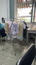 全品屋晾衣架落地不銹鋼免安裝家用室內戶(hù)外折疊晾衣桿移動(dòng)掛衣架曬被子 加固款【雙桿】1.6米可伸縮+禮包 曬單實(shí)拍圖