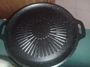 麥飯石烤肉盤家用不粘鍋鐵板燒韓式烤肉鍋電磁爐卡式爐戶外烤盤 太陽花烤盤28cm 曬單實拍圖