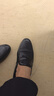 卡帝樂鱷魚（CARTELO）英倫一腳蹬休閑皮鞋男夏季透氣樂福鞋商務(wù)男士低幫鞋K057黑色41 曬單實拍圖