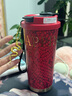 EATKM輕奢品牌吸管保溫杯女士高顏值陶瓷內(nèi)膽咖啡杯男士隨行水杯子定制 蛇來運轉(zhuǎn)-紅【陶瓷內(nèi)膽】530ml 曬單實拍圖