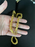 吉財(cái)運(yùn)足金9999黃金龍骨龍頭粗金包銀項(xiàng)鏈男實(shí)心大金鏈子霸氣金店同款男 金4克-總重約80克-龍頭龍骨項(xiàng)鏈 曬單實(shí)拍圖