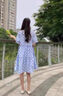 珺妧宓孕婦裝夏裝連衣裙純棉中長(zhǎng)款寬松夏季裙子2025新款時(shí)尚懷孕期女 藍(lán)色--單件裙子 L【建議115-130斤】 曬單實(shí)拍圖