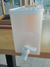 天喜（TIANXI）冰箱涼水壺家用帶水龍頭冷水壺茶壺泡檸檬大容量果汁桶冰鎮飲料桶 【升級茶倉-水龍頭款】 4000ml 曬單實(shí)拍圖