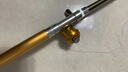 何健弓鋼筆魚(yú)竿小釣魚(yú)竿路亞竿兒童竿套裝袖珍玩具伸縮釣魚(yú)竿套裝 1m 金色鋼筆竿+小鼓輪 曬單實(shí)拍圖