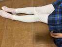 翊尚美女童打底褲春秋2025新款速干外穿兒童瑜伽褲中大童修身顯瘦鯊魚(yú)褲 白色 夏季款 140 【推薦身高130-140cm】 曬單實(shí)拍圖