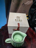龍泉青瓷哥窯冰裂三才蓋碗手工陶瓷功夫茶具喝茶碗手抓泡茶碗耐高溫沖茶器 哥窯梅子青開(kāi)片-禮盒裝 曬單實(shí)拍圖