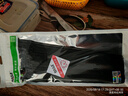 HAILE海樂(lè ) 尼龍扎帶捆扎綁扎帶 自鎖式理線(xiàn)帶 加寬大號扎帶5.6*300mm黑色100根 ZD-30H-100-6 曬單實(shí)拍圖