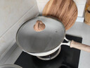 九陽(yáng)（Joyoung）炒鍋含鈦不粘鍋麥飯石色炒菜鍋爐灶通用30cmC530 曬單實(shí)拍圖
