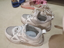 回力（Warrior）小白鞋兒童運動(dòng)鞋休閑鞋男女童老爹鞋 WZ(CL)-0679 白色 32  曬單實(shí)拍圖
