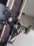 美娜多兒童高景觀嬰兒推車0-3-6歲用可坐可躺帶減震遛娃車神器折疊輕便 豪華版卡其+可坐可躺+折疊+禮包 曬單實(shí)拍圖