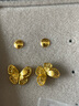 賽菲爾黃金耳飾足金999.9女迷你養(yǎng)耳棒卡通耳釘 圓點(diǎn)約0.35克 單支售賣  曬單實(shí)拍圖