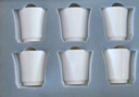 元青佳盛主人杯中國(guó)白陶瓷茶杯功夫茶具羊脂玉簡(jiǎn)約品茗杯 6杯裝 曬單實(shí)拍圖