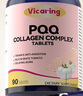 VICARINGPQQ膠原蛋白肽白番茄亞精胺線粒體煥顏美氧化90片1瓶 曬單實(shí)拍圖