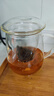 物生物（RELEA）茶杯男茶水分離杯玻璃杯水杯辦公泡茶杯子耐高溫花茶杯教師節(jié)禮物 曬單實(shí)拍圖