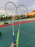 李寧（LI-NING）羽毛球拍單拍5U超輕全碳素碳纖維羽拍鋒影小鋼炮已穿線(xiàn) 白色 曬單實(shí)拍圖