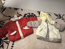 巴拉巴拉童裝兒童羽絨服男童女童連帽外套小童寶寶冬裝潮 鐵銹紅61003 90 cm 曬單實(shí)拍圖