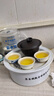 夏至南閣紫砂蓋碗茶杯功夫茶具家用懸停蓋碗單個茶碗大號敬茶杯茶具套裝 紫泥懸停蓋碗180ml 曬單實拍圖