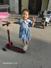 樂芭鼠女童連衣裙夏季2023新款兒童牛仔裙輕薄短袖女寶寶衣服小童公主裙 藍(lán)色 110碼  建議3-4歲 (身高105左右) 曬單實拍圖