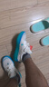 李寧（LI-NING）RSR 202丨籃球鞋男鞋夏季潮流百搭籃球文化鞋ABCU045 乳白色/銅綠色-5 41 曬單實(shí)拍圖