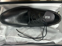 海瀾之家HLA皮鞋男商務(wù)正裝秋冬鞋子德比休閑男鞋HAAPXM4DBG576 黑色42 曬單實(shí)拍圖