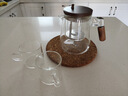 山點水泡茶壺家用茶水分離器玻璃內(nèi)膽茶具飄逸杯650ml+迷雅杯2只 曬單實拍圖