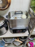 九陽(yáng)（Joyoung）電蒸鍋 18.5L大容量三層0涂層304不銹鋼可預(yù)約  家用多功能涮火鍋燉蒸煮一體電熱鍋多用途鍋GZ998 曬單實(shí)拍圖