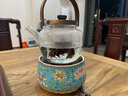鶯歌燒煮茶電陶爐家用臺(tái)式煮茶爐電陶爐燒水煮茶器桌面小型茶爐圍爐煮茶 藍(lán)底蓮花超小爐【贈(zèng)】TH021B 曬單實(shí)拍圖