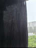無印良品（MUJI）女式 棉 漢麻 無袖連衣裙女裝裙子夏季 連身裙長裙 BCD91C5S 黑色 XL （165/92A） 曬單實拍圖