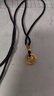 中國黃金（CHINA GOLD）黃金項(xiàng)鏈女士平安扣小胖福吊墜純金七夕情人節(jié)禮物送女友老婆 【京速達(dá)】平安扣小胖福金重約0.5g 曬單實(shí)拍圖