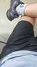 迪卡儂（DECATHLON）運動短褲男運動訓(xùn)練夏季薄款冰絲涼感速干休閑健身跑步寬松運動褲 基礎(chǔ)款-黑色 2XL 曬單實拍圖