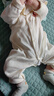 乖奇熊嬰幼兒長袖連體衣服春秋季男女寶寶純棉哈衣爬服新生兒童秋款睡衣 曬單實拍圖