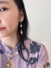 宮典正品和田玉耳飾女2025年新款中式國風(fēng)玉吊墜耳環(huán)耳墜高級飾品送禮 一品清蓮 曬單實拍圖