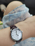 天梭（TISSOT）女表力洛克系列劉亦菲同款經(jīng)典自動機(jī)械手表女士腕表送女友送老婆 T006.207.16.038.00白盤皮帶 曬單實(shí)拍圖