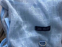 寶貝故事薄款狗狗衣服夏季透氣鏤空網(wǎng)紗寵物衣服狗狗四腳衣泰迪博美衣服 網(wǎng)紗鏤空四腳衣 淺藍色（透氣） M參考5-7斤 曬單實(shí)拍圖