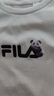 FILA斐樂大熊貓短袖T恤女2025秋季新品修身純棉百搭時尚舒適休閑上衣 云菇白-WT M 165/84A/M 曬單實(shí)拍圖
