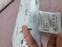 CROWN嬰兒童枕頭記憶枕頭芯家用3-6歲A類全棉護(hù)頸椎枕寶寶定型枕頭套藍(lán) 曬單實(shí)拍圖
