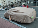 金雨保牛津布汽車車衣車罩防曬防雨隔熱防塵加厚遮陽車套外全罩通用四季 人氣熱銷【香檳咖】600D航天級牛津布+送收納袋 加厚款*四季可用【防暴曬防雨抗大風】 曬單實拍圖