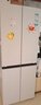 海爾（Haier）出品冰箱417升零嵌入式594mm專業(yè)超薄十字對(duì)開門四開門家用一級(jí)能效黑金凈化風(fēng)冷無(wú)霜 417L古德白丨594超薄零嵌+黑金凈化+三檔變溫 曬單實(shí)拍圖