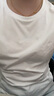 蕉下（beneunder）正肩棉質(zhì)短袖T恤女士25新款輕薄透氣休閑百搭圓領(lǐng)上衣女GP930 霜奶白 L 曬單實(shí)拍圖