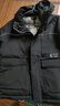 卡賓男裝 三防連帽羽絨服秋冬新款90鴨絨工裝外套潮流寬松H 煤黑色01 XL /180/52 曬單實拍圖