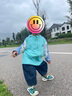 kids.ing可迪星寶寶涼鞋夏季新款男童女童小童兒童包頭溯溪鞋 藍(lán)綠 25 曬單實(shí)拍圖