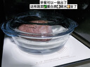 霜山SHIMOYAMA耐熱玻璃碗家用雙耳碗沙拉碗蒸蛋碗微波爐專用器皿帶蓋玻璃煲 【1.1L】耐熱玻璃煲 洗碗機(jī)可用 曬單實(shí)拍圖