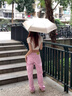 京悠雨德國(guó)擋太陽(yáng)傘防曬防紫外線女迷你小巧便攜晴雨兩用口袋遮陽(yáng)傘超輕 梧桐米-黑膠防曬-晴雨兩用 曬單實(shí)拍圖