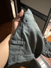 Navigare意大利小帆船男吸濕透氣錐形褲抑菌九分休閑褲1312074501 黑 30  曬單實(shí)拍圖