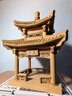 晚峰月宮 中國古建筑隼牟榫卯積木結(jié)構(gòu)模型國潮拼裝拼搭親子玩具擺件 月宮 曬單實(shí)拍圖